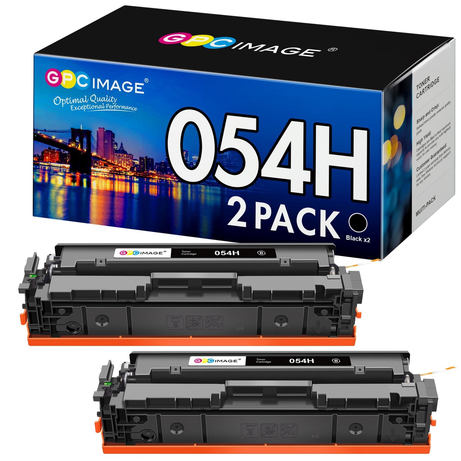 GPC Image Compatible Toner Cartridge Replacement for Canon 054H 054 CRG-054 t...