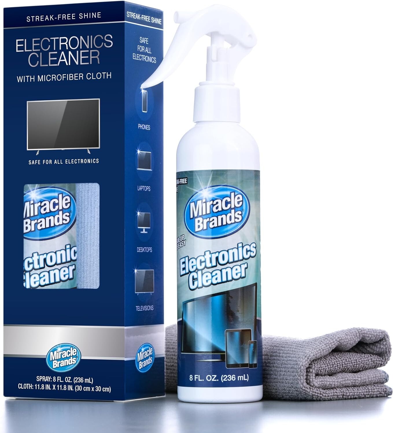 MiracleSpray for Electronics Cleaning, Safe Multisurface Cleaner for Any TV