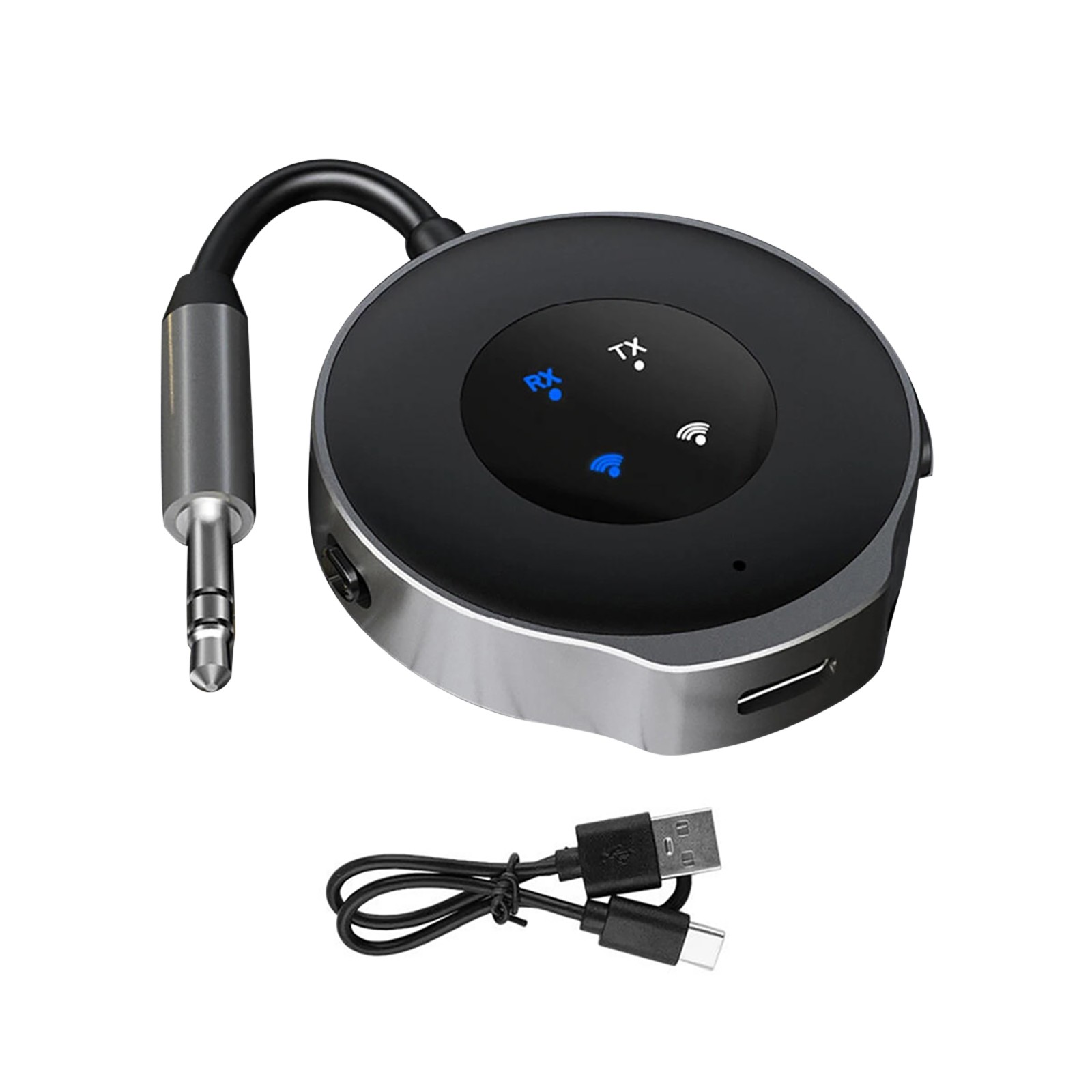 New Bluetooth 5.3 Wireless Transmitter Receiver Car Aux Audio Adapter 3.5mm