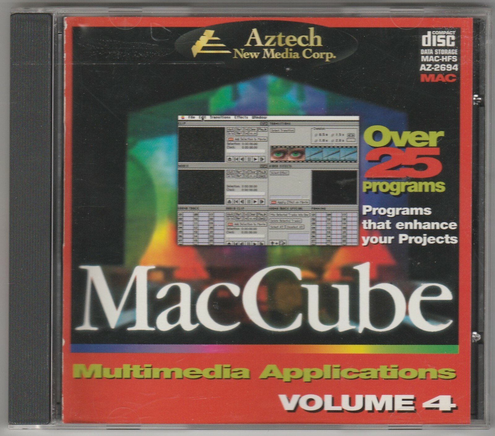 MacCube Multimedia Applications Volume 4 by Aztech New Media Corp for MAC 1995