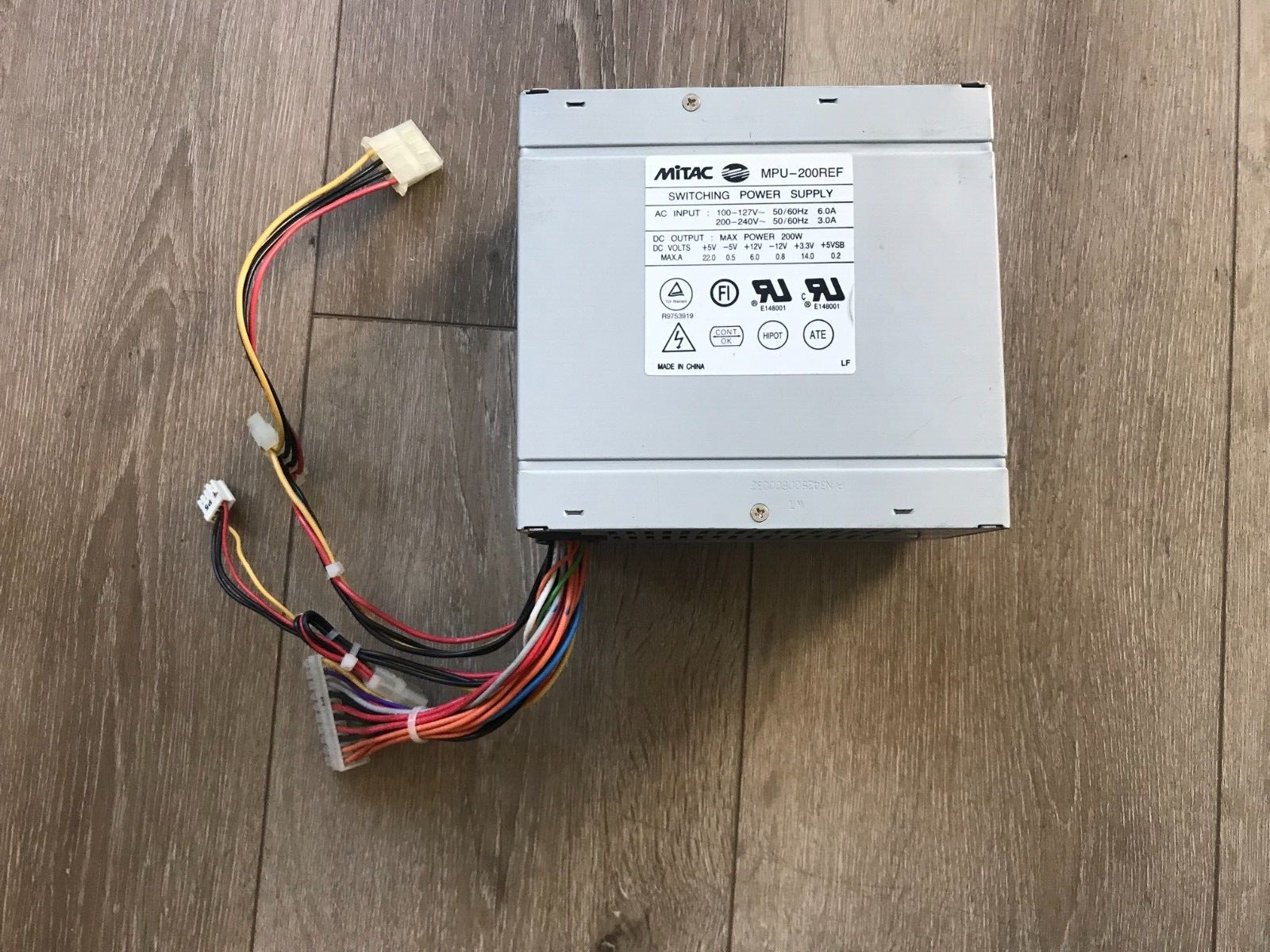 Sun 370-3162 200W AC Input Power Supply MPU-200REF for Sun Ultra 5