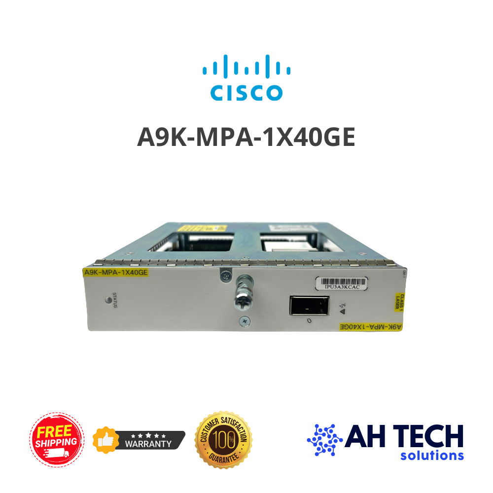 Cisco A9K-MPA-1X40GE ASR 9000 1-Port 40GE QSFP+ Modular Port Adapter