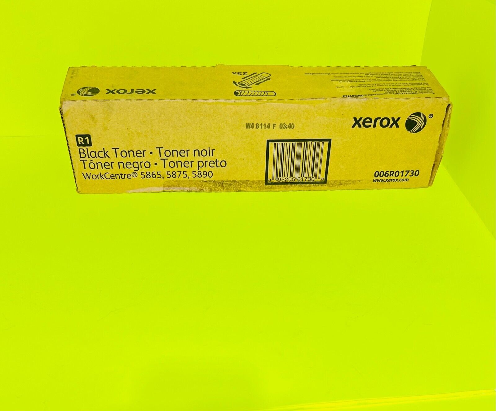 Genuine Xerox 006R01730 Black Toner Cartridge for WorkCentre 5865 5875 5890 OEM