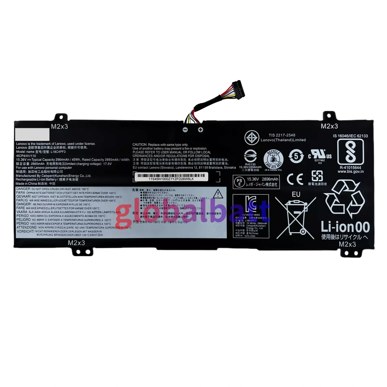 Genuine OEM L18C4PF3 L18C4PF4 Battery For Lenovo IdeaPad Flex-14API 14IWL 14IML