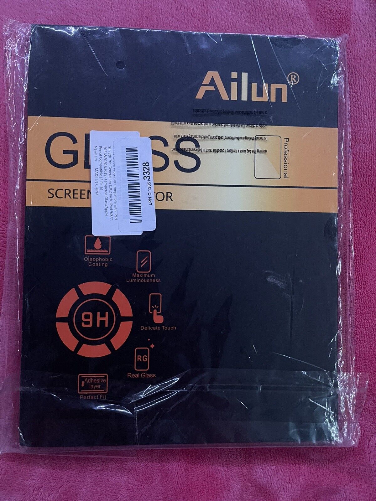 ailun glass screen protector For iPad 9th, 8th, 7th Generation 10.2 Inch