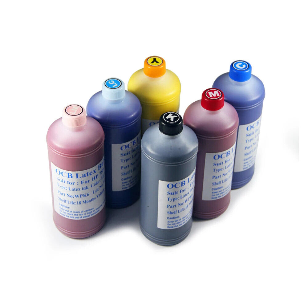 6PC Eco-sol Latex Ink For HP Latex 570 560 110 310 330 360 115 315 335 365 370