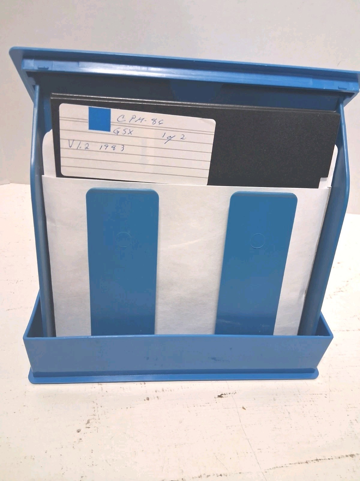 Kaypro CP/M-86 5.25 Floppy Disk Set 83' System Help GSX Utilities w Storage Case