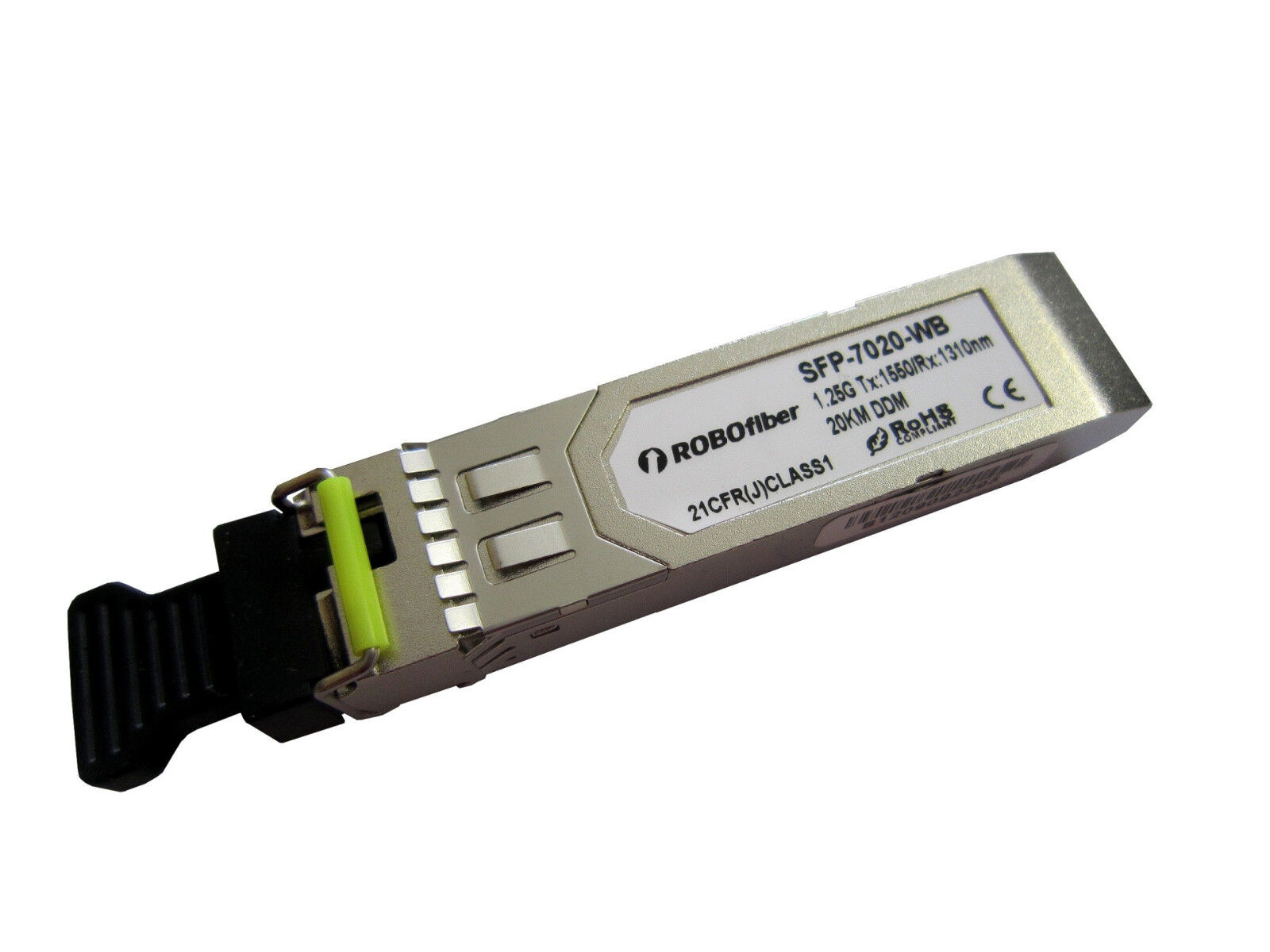 SFP module transceiver Gigabit WDM single strand BiDi B 20Km Tx:1550/Rx:1310nm