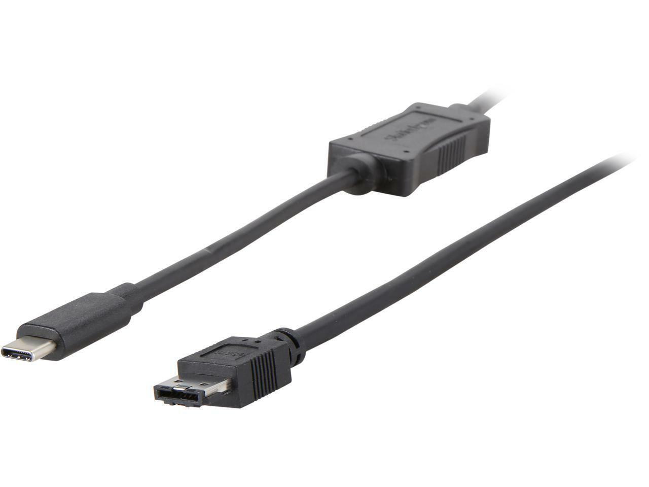 StarTech.com USB3C2ESAT3 3 ft 1m USB C to eSATA Cable - For External Storage Dev