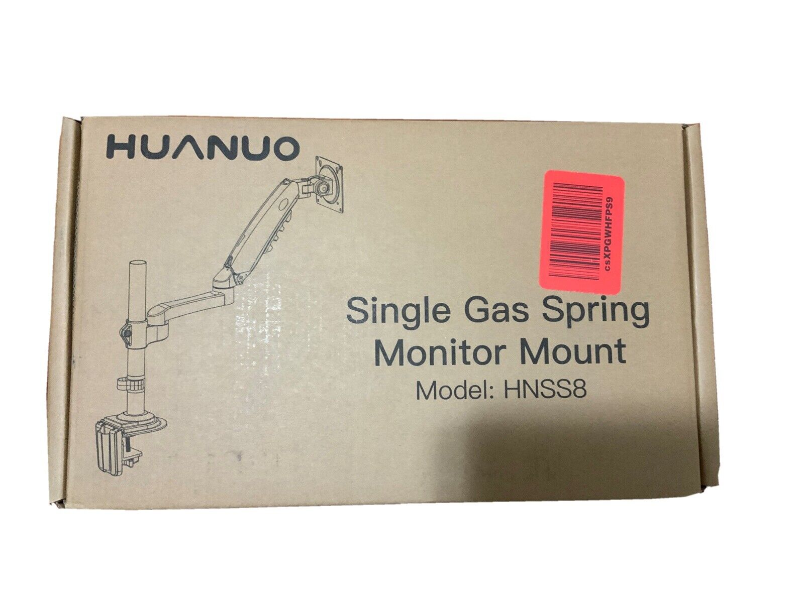 HUANUO HNSS8 Monitor Arms - Black