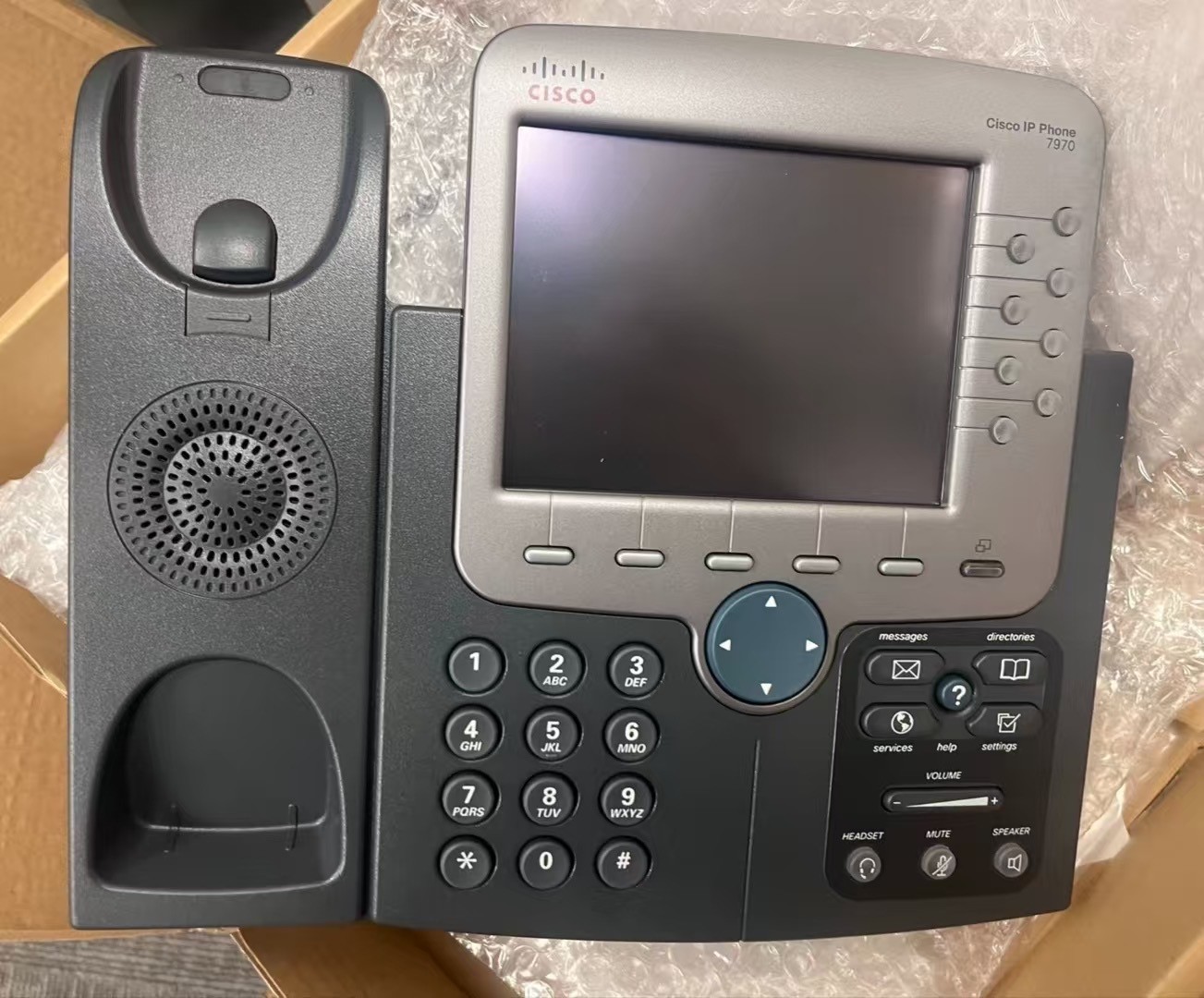 Cisco CP-7970G Unified IP Phone 7970G Color Touchscreen Office VoIP Phone CP7970
