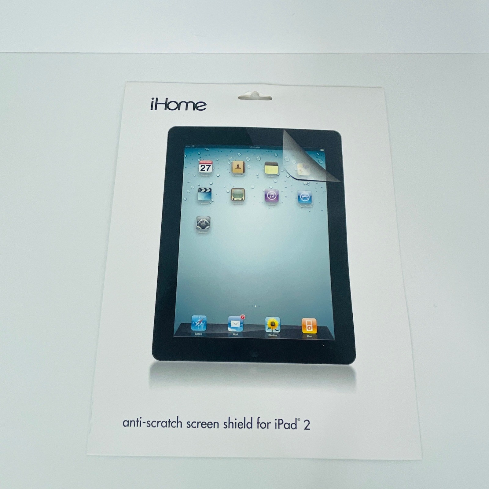 iHome Screen Protector iPad 2 IH-IP2200 Clear Anti-Scratch Anti-Glare NEW