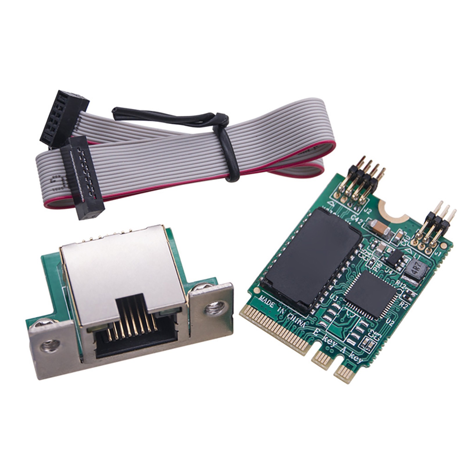 New M.2 Key A+E 2.5G Gigabit Ethernet Network Lan Card RTL8125B RJ45 Chipset
