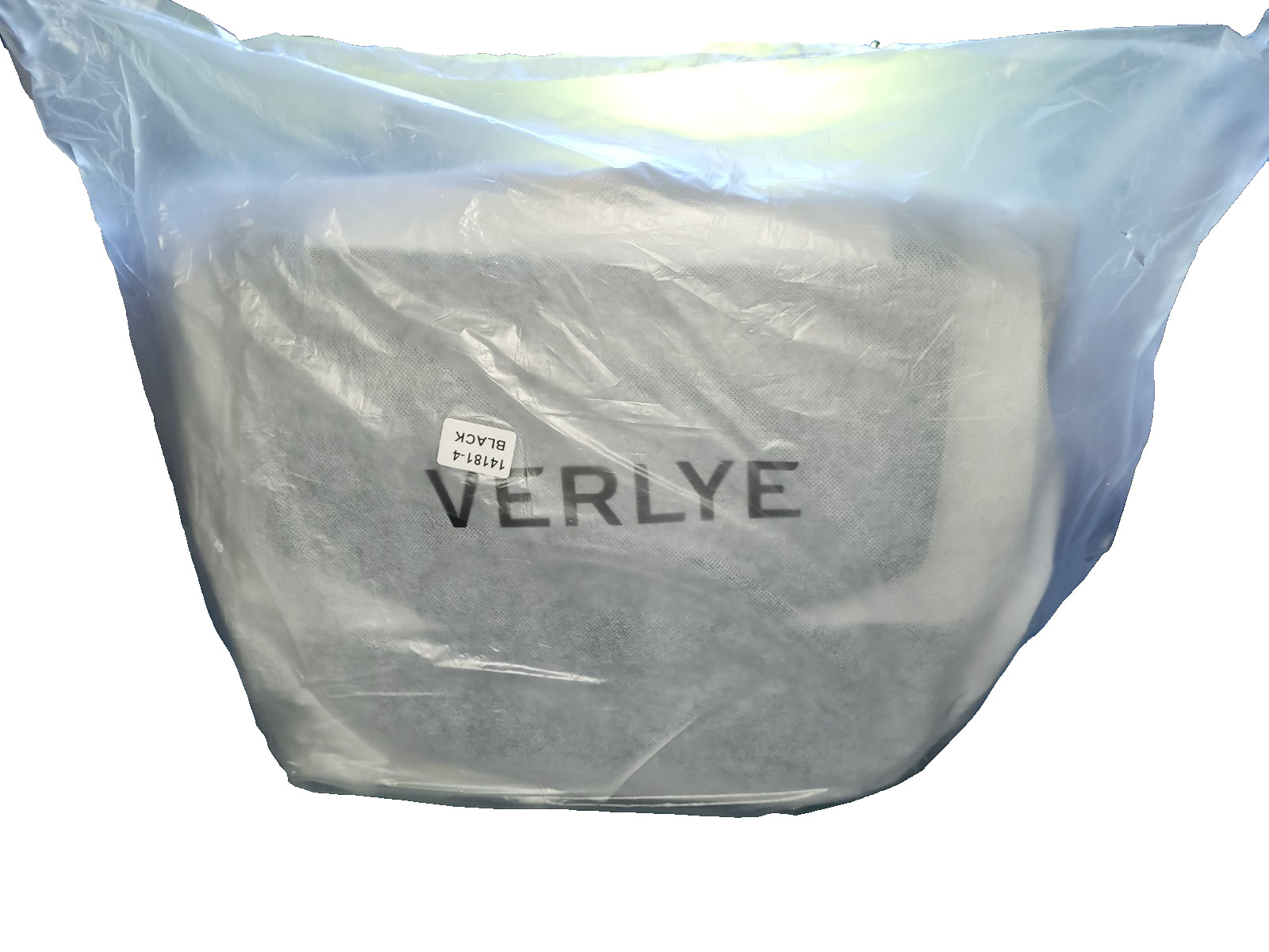 Verlye Convertible Black Laptop Bag Magnetic Closure New In Dust Bag Vegan