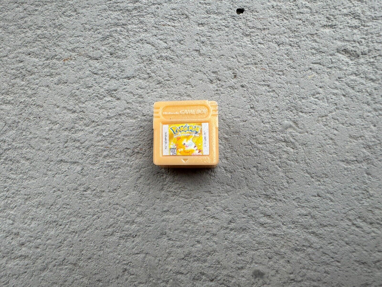 Pokemon Gameboy Cartridge Artisan Keycap | Pokemon Yellow MX Stem