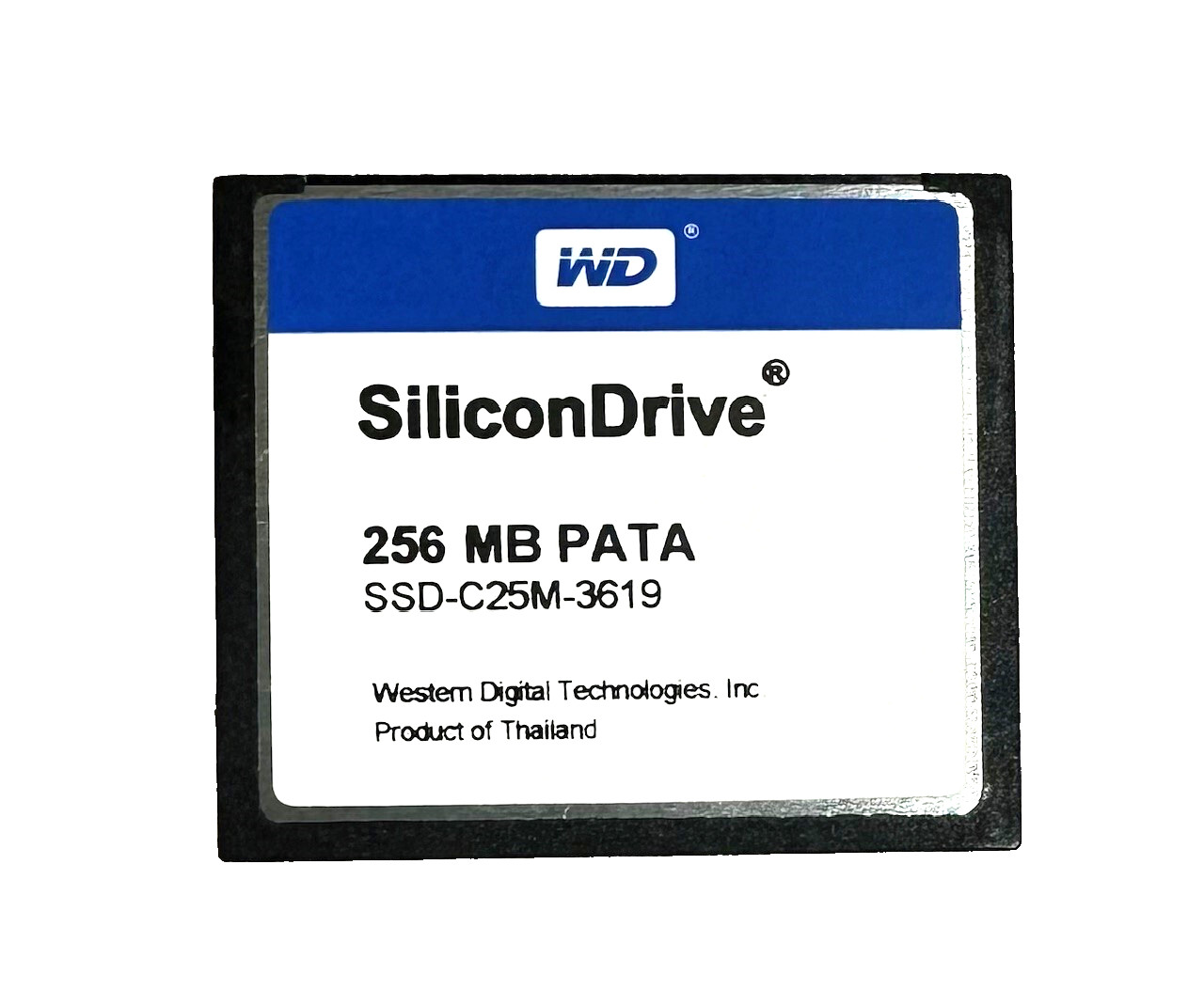 SSD-C25M-3619-256MB WD 256MB COMPACT FLASH SILICON DRIVE