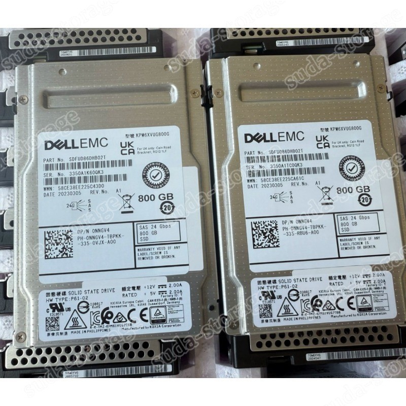 1PCS New NNGV4 0NNGV4 Dell 800GB 24Gbps SAS MU TLC 2.5'' SSD 14/15/16G KIT