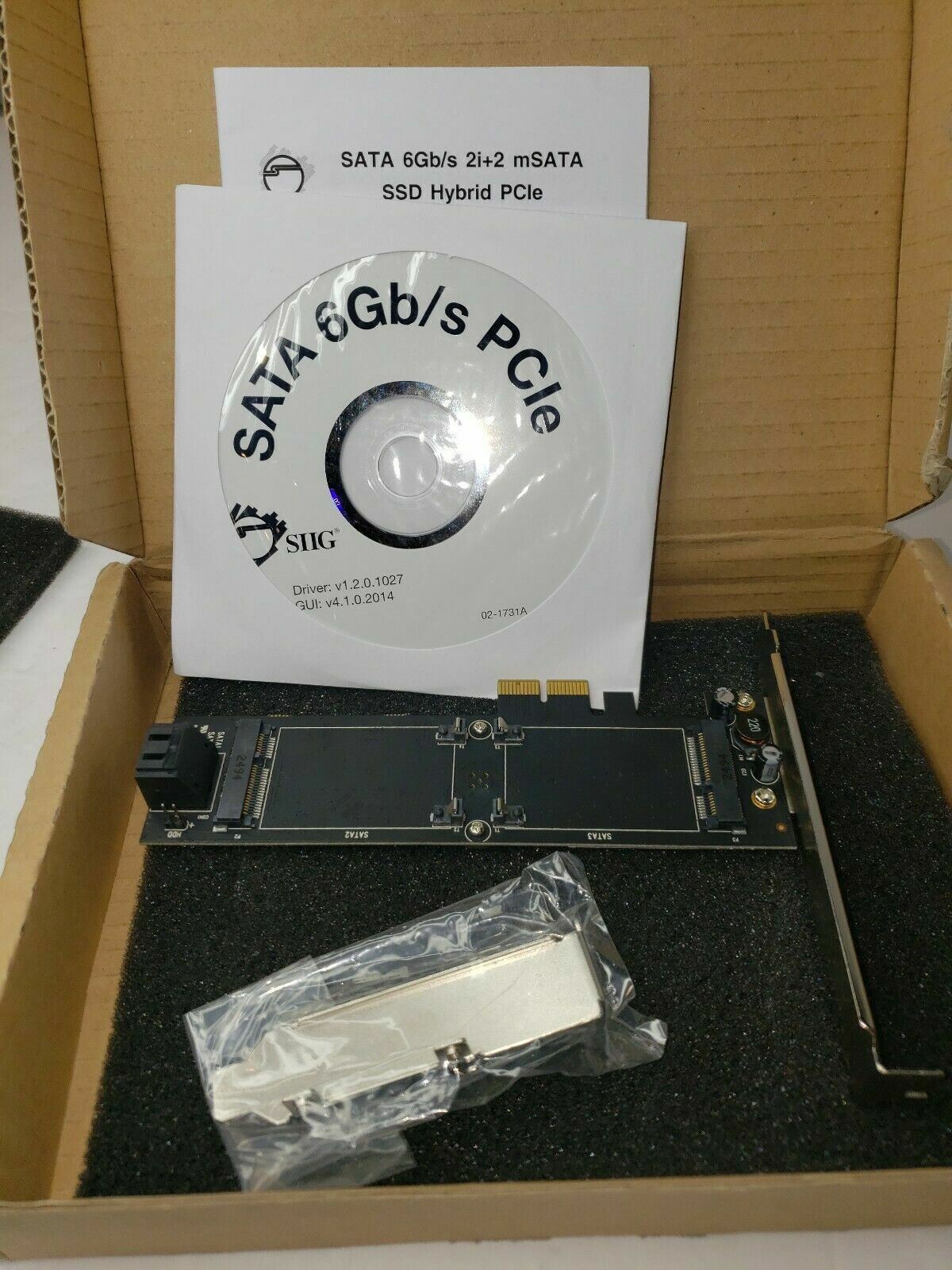 SIIG Legacy & Beyond SATA 6Gb/s 2i+2 SSD Hybrid PCIe (SC-SA0U11-S1)