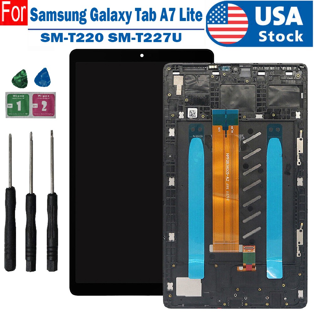 Replace For Samsung Galaxy Tab A7 Lite SM-T220 T227U LCD Touch Screen Digitizer