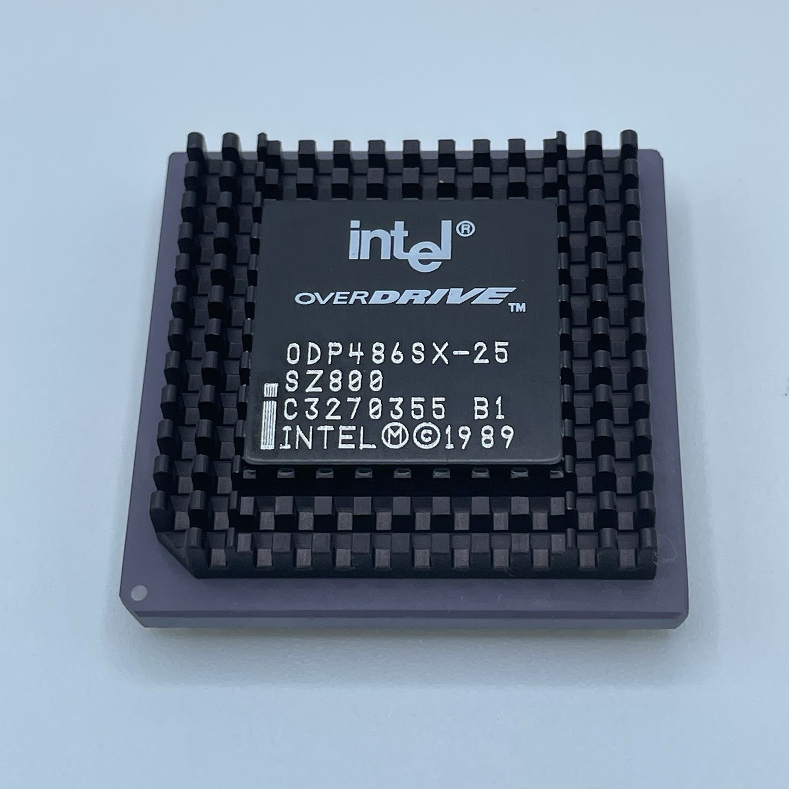 Intel OverDrive Prozessor ODP486SX-25 SZ800 1989 80’s C3270355 B1