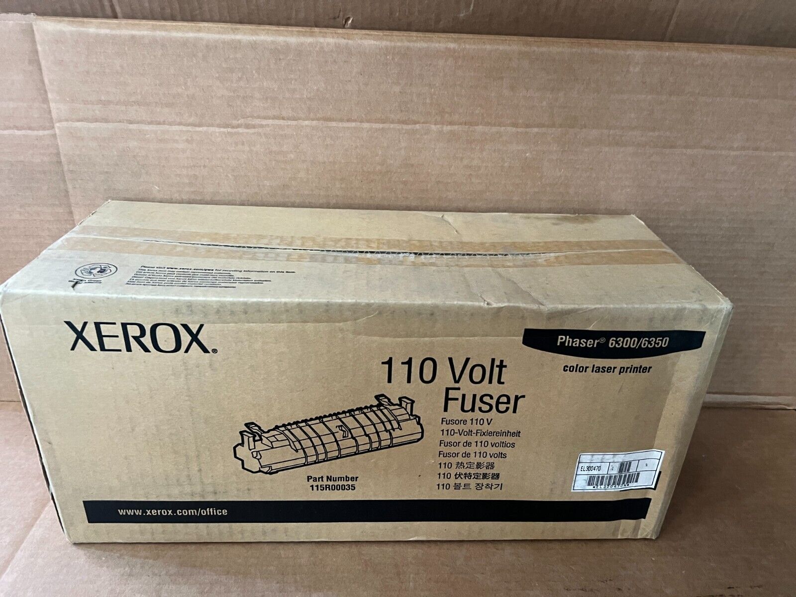 Genuine Xerox 115R00035 110 Volt Fuser (Fixing) Unit 115R0035, 115R035, 115R35