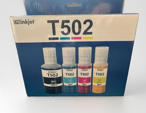 Inkjet T502 Multi-color Ink Bottles Ink Bottles 4 Colors New For Use In Epson
