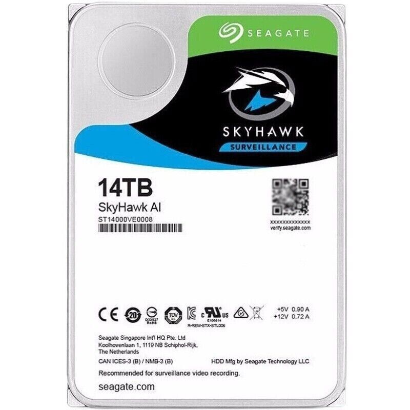 Seagate SkyHawk AI ST14000VE0008 14TB 3.5" SATA 7200rpm Internal HDD