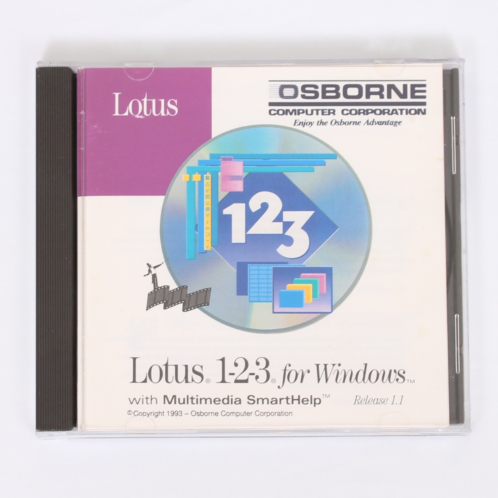 Lotus 1-2-3  & Ami Pro for Windows (Release 1.1) CD-ROM Osborne Computer Version
