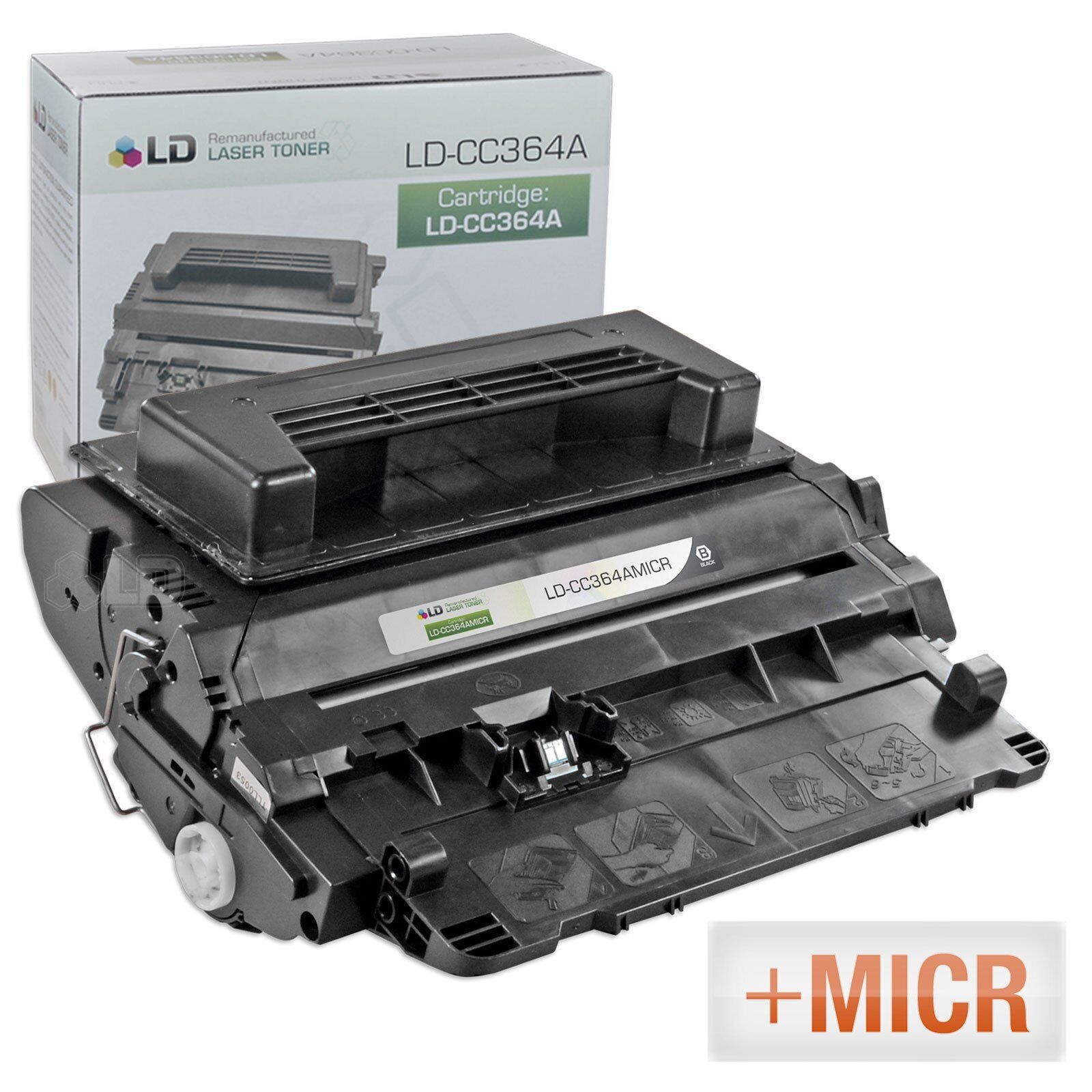 LD Products Replacement for HP 64 MICR 64A Toner CC364 CC364A SY (Black)