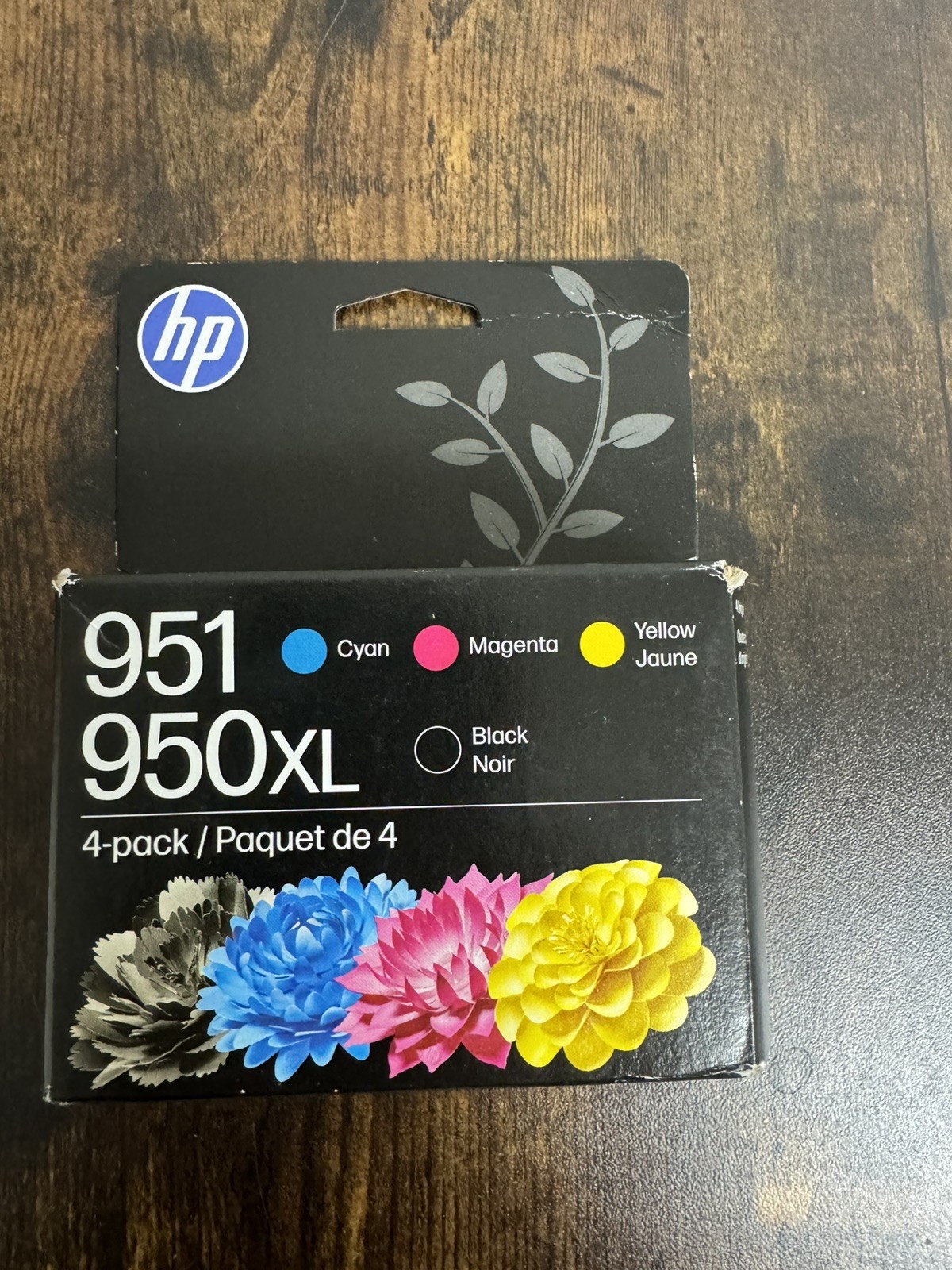 HP 950XL Black 951 Tri-Color 4-Pack Ink Cartridge NEW Sealed OEM Expires 2028