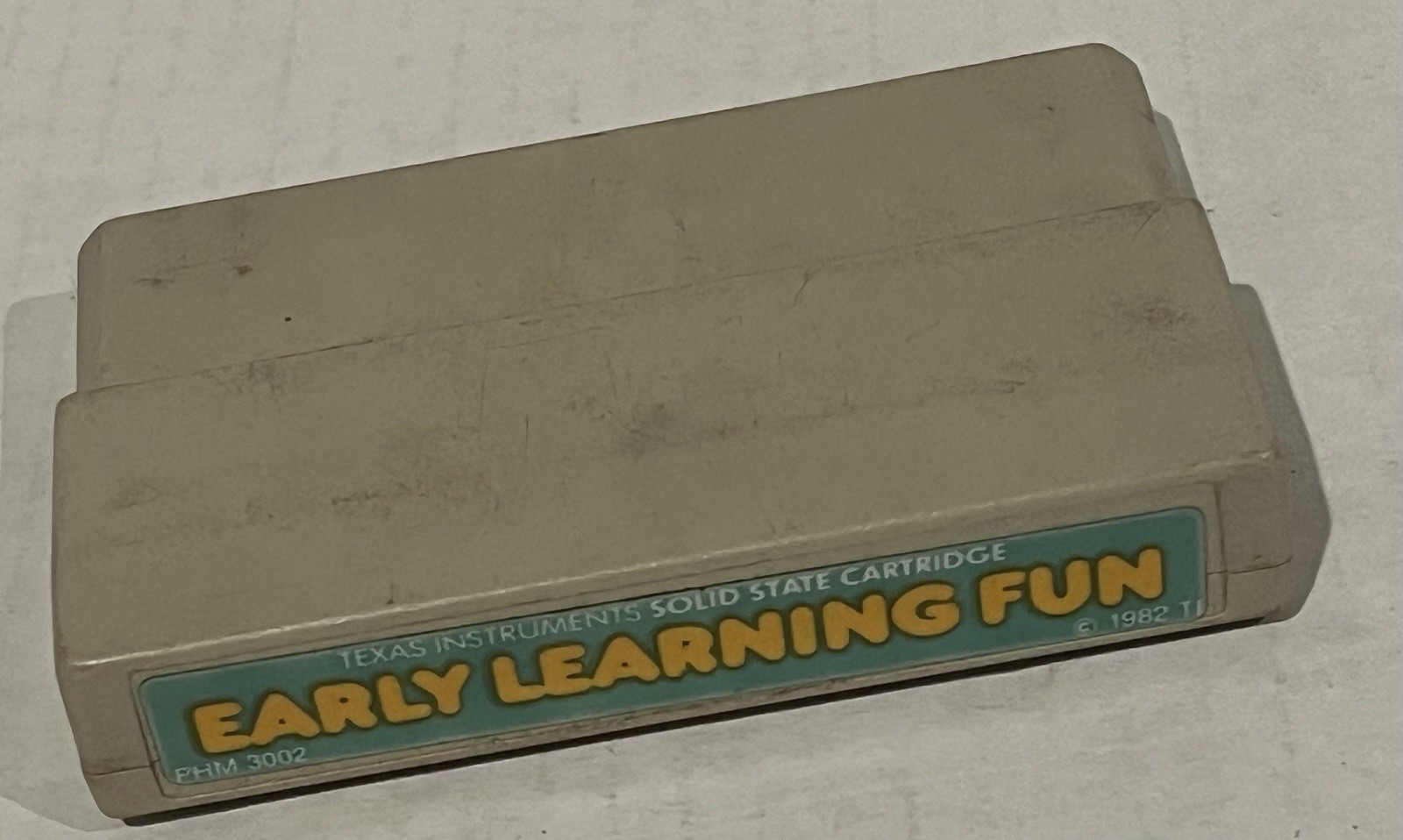 Early Learning Fun Cartridge Texas Instruments TI-99/4A 1982 Game Vintage