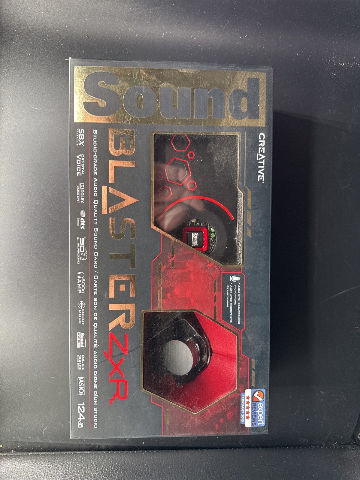 Creative Sound Blaster ZxR PCIe Audiophile Grade Gaming Sound Card 24-bit/192kHz
