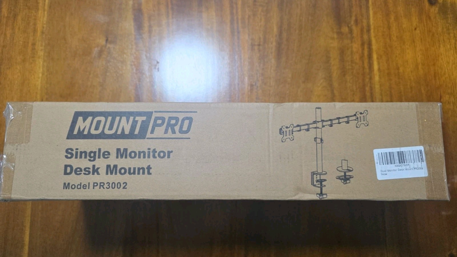MOUNT PRO Single Monitor Desk Mount for 13-32 Inch Computer Screens PR3002 New