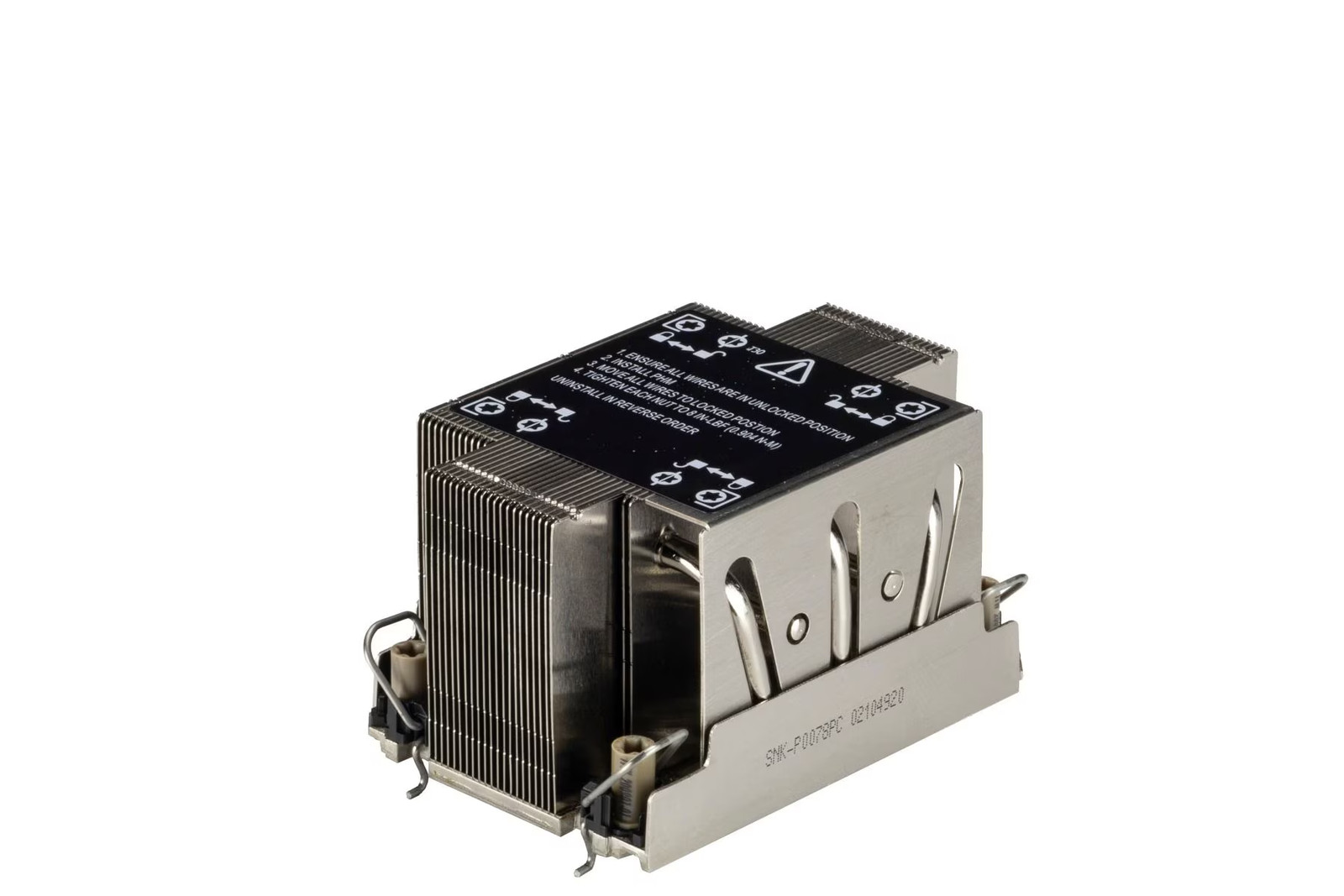 Supermicro 2U Passive CPU Heat Sink Socket LGA4189 (SNK-P0078PC) Fan