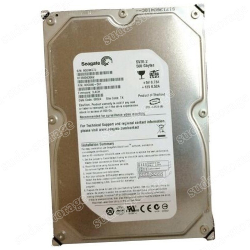1PCS Seagate SV35.2 500GB ST3500630AV 7200RPM IDE 3.5" Internal HDD Hard Disk D
