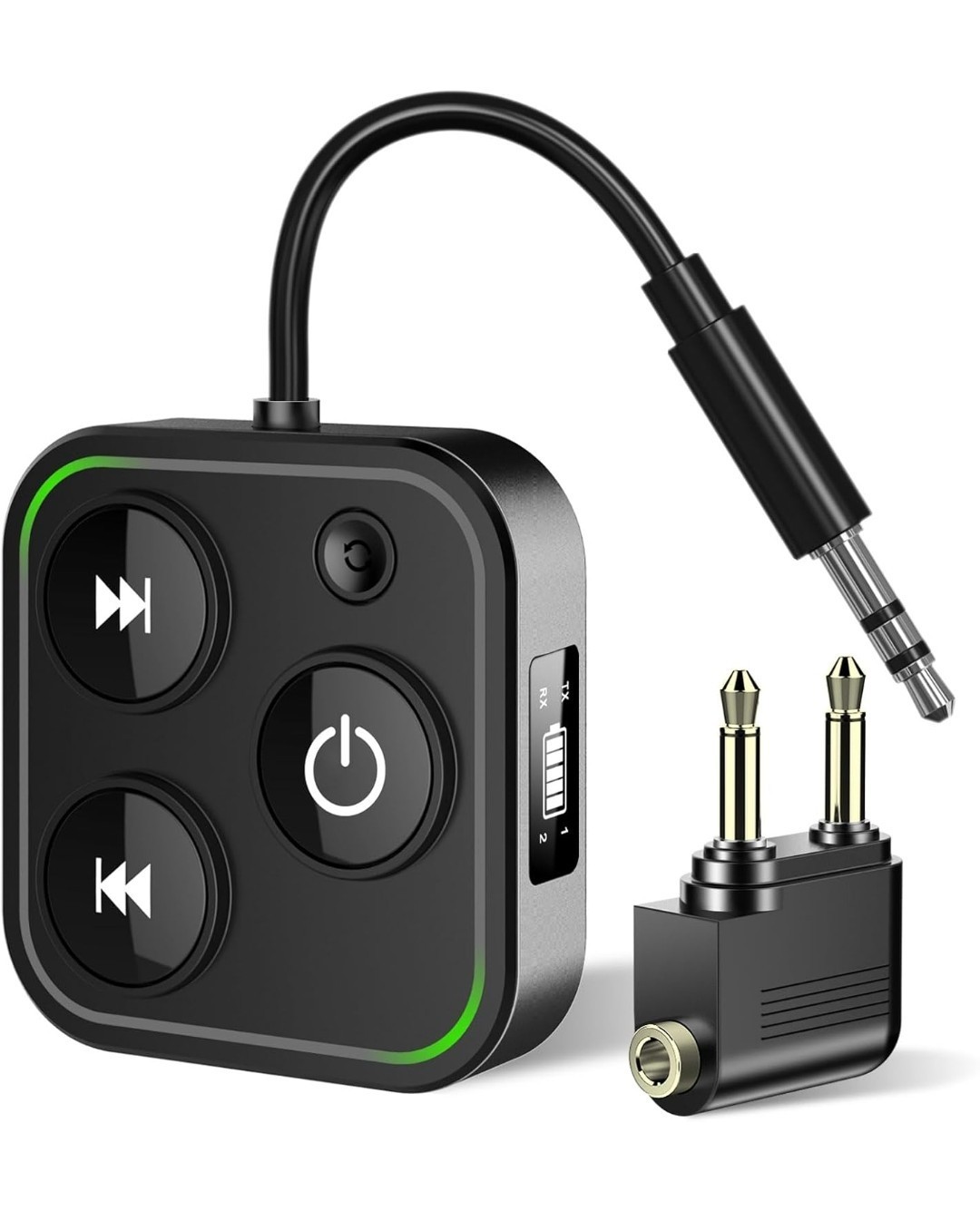 2025 Pro Bluetooth 5.4 Transmitter Receiver, 2-In-1 Wireless Audio Adapter 