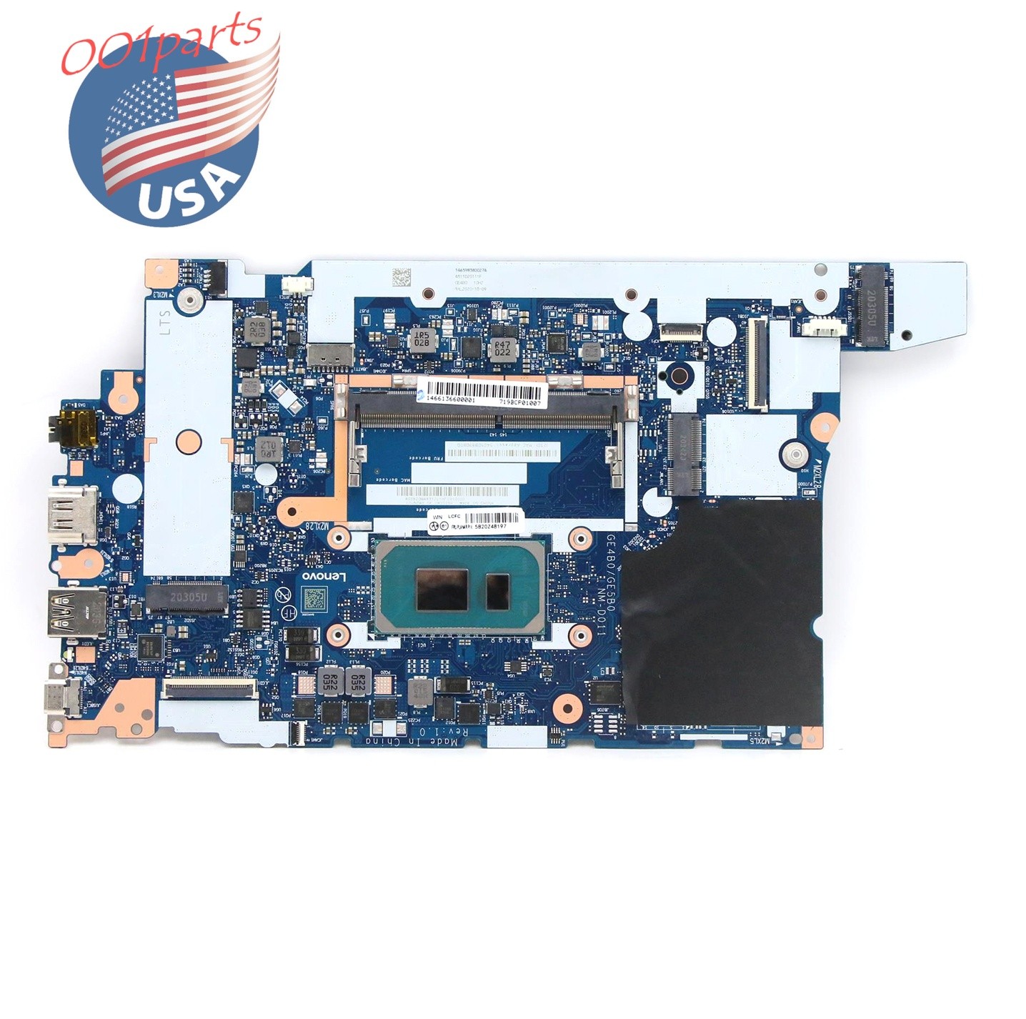 5Pcs 5B20Z48197 For Lenovo Thinkpad E14 Gen 2 Laptop Motherboard i5-1135G7 USK