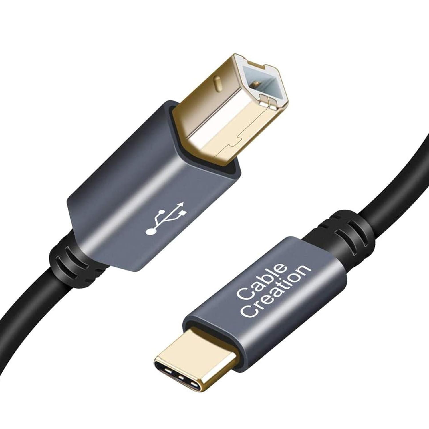 USB C to USB B Printer Cable 15FT, MIDI Cable for Yamaha, DJ