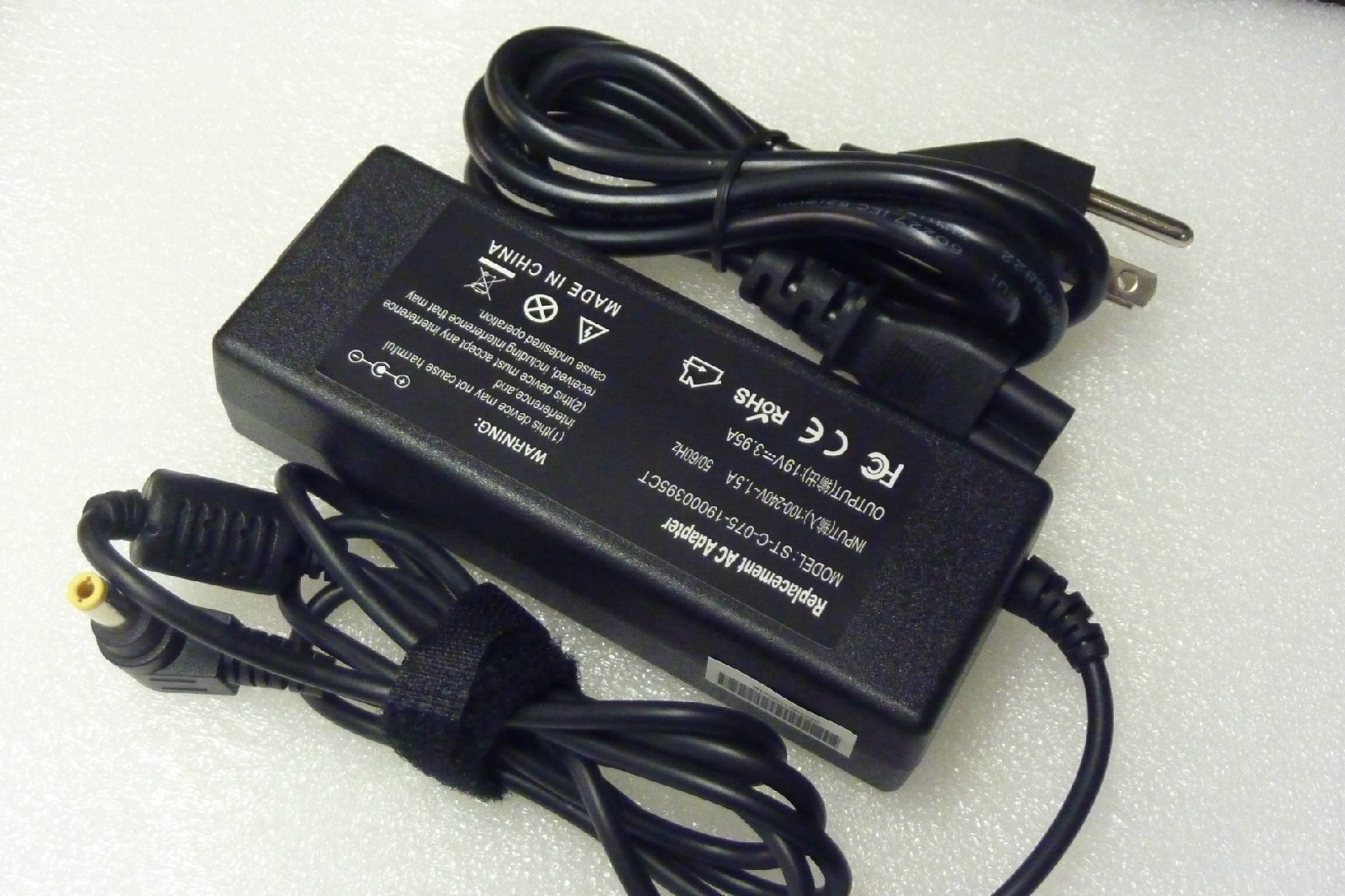 AC Adapter Charger For Toshiba Satellite M205-S7452 M205-S7453 M65-S809 Power