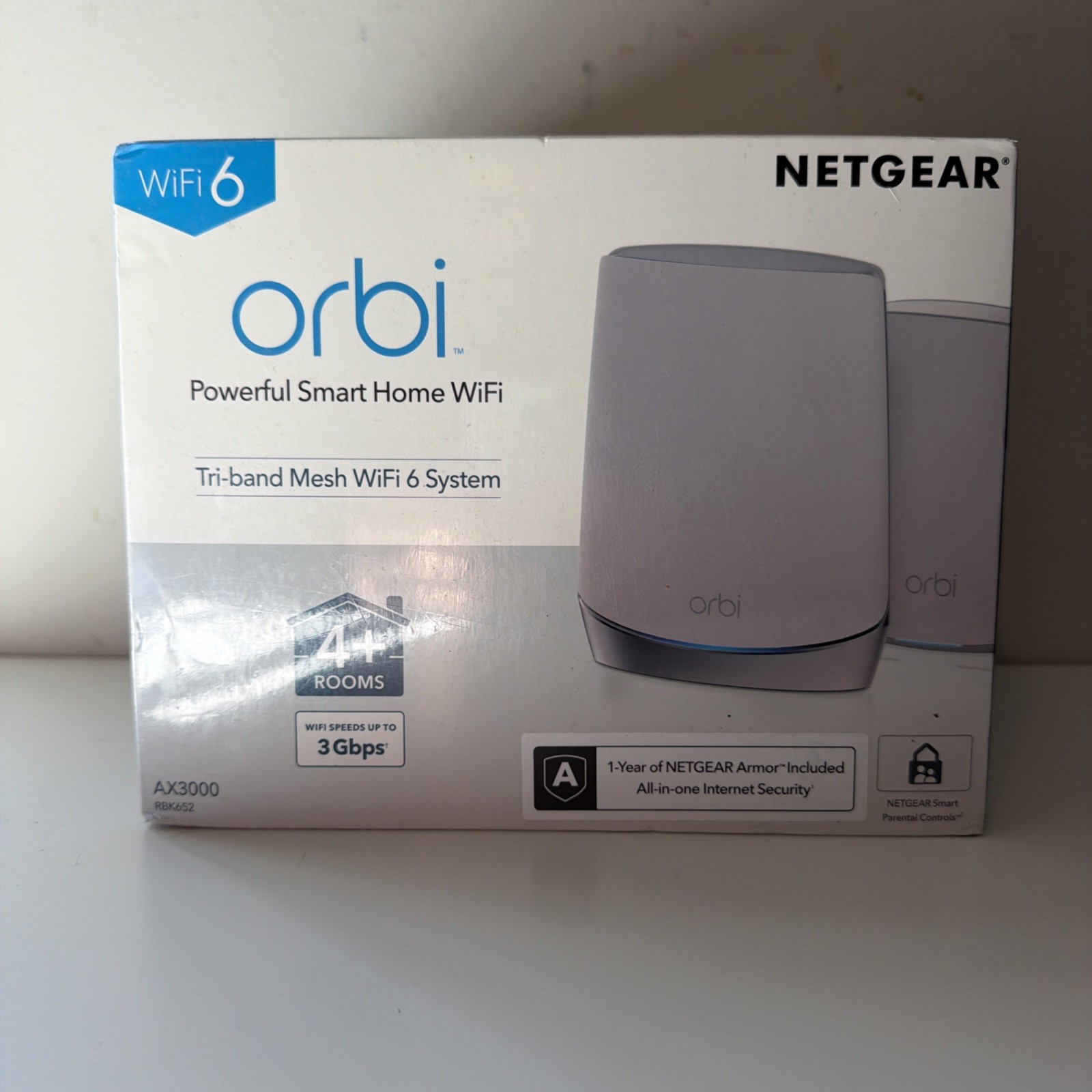 NETGEAR Orbi AX3000 Rbk652S-100NAS Router