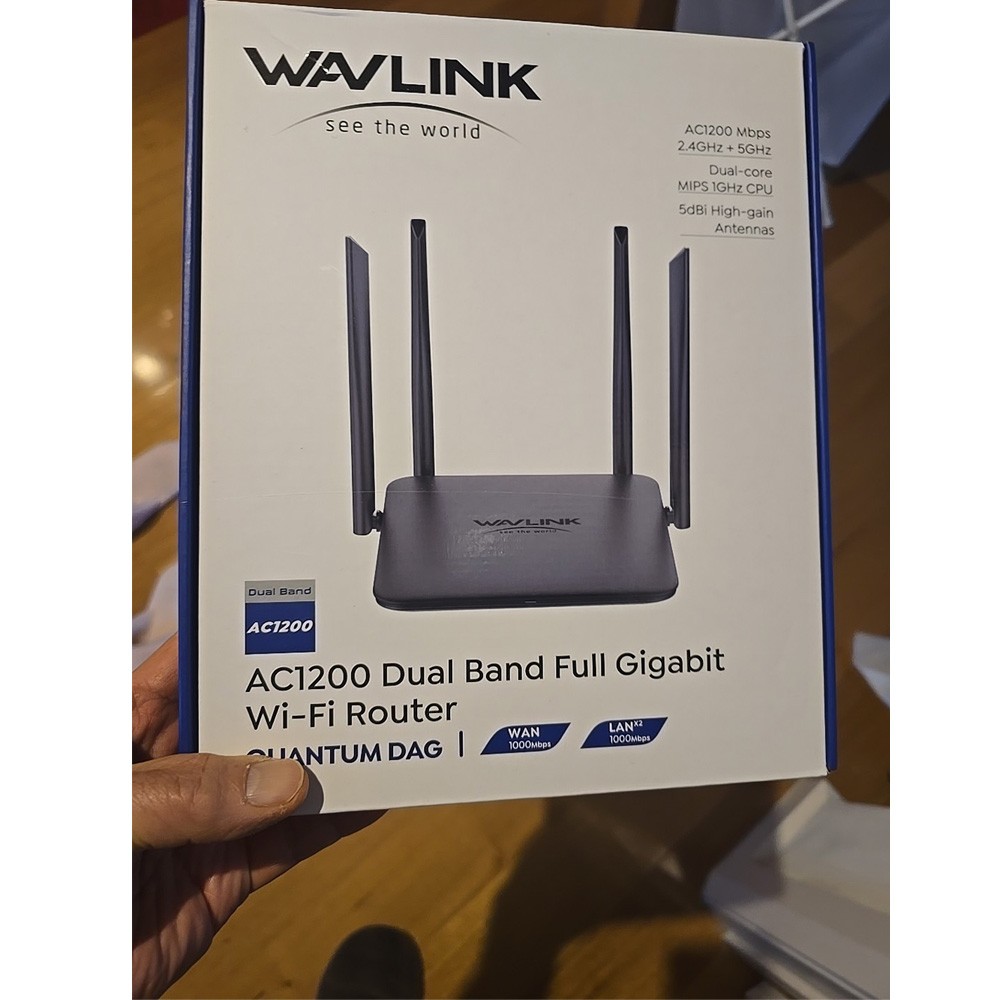 WAVLINK AC1200 WiFi Router Dual-Band Wireless WiFi Router MU-MIMO 2*LAN 1000Mbps