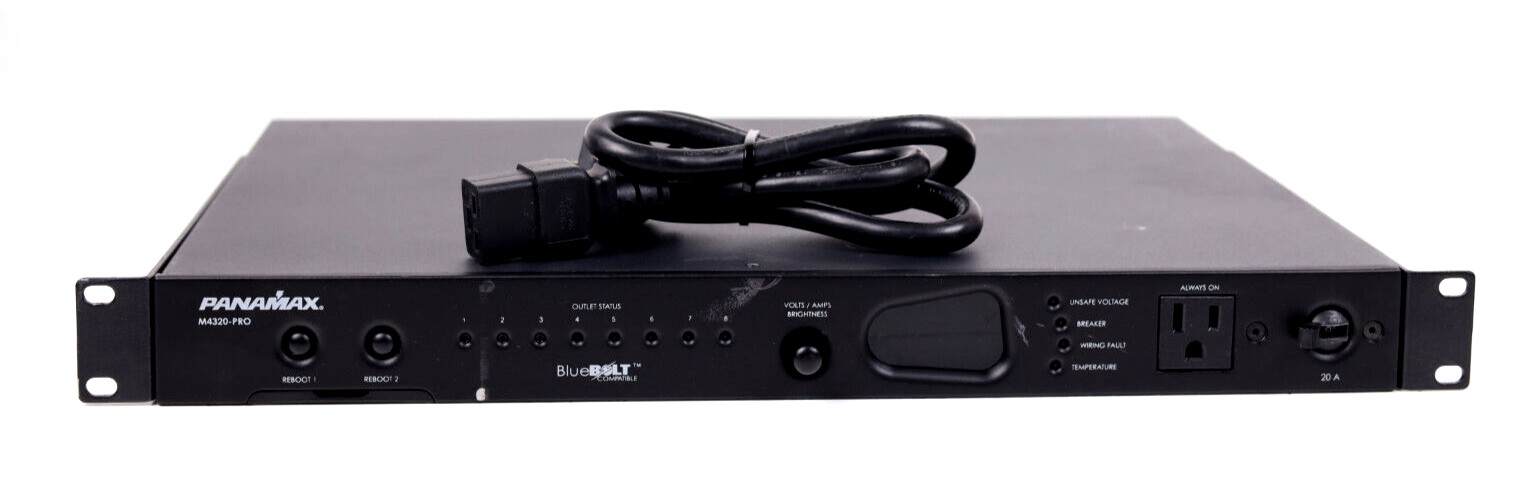 Panamax M4320-PRO Bluebolt 9-Outlet 20 Amp Power Management p622