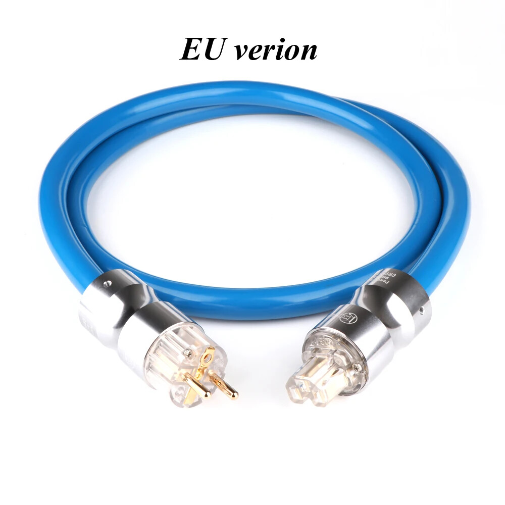 Audiophile 5N OCC Audio Power Cable US EU Version Plug IEC320 Female Connector