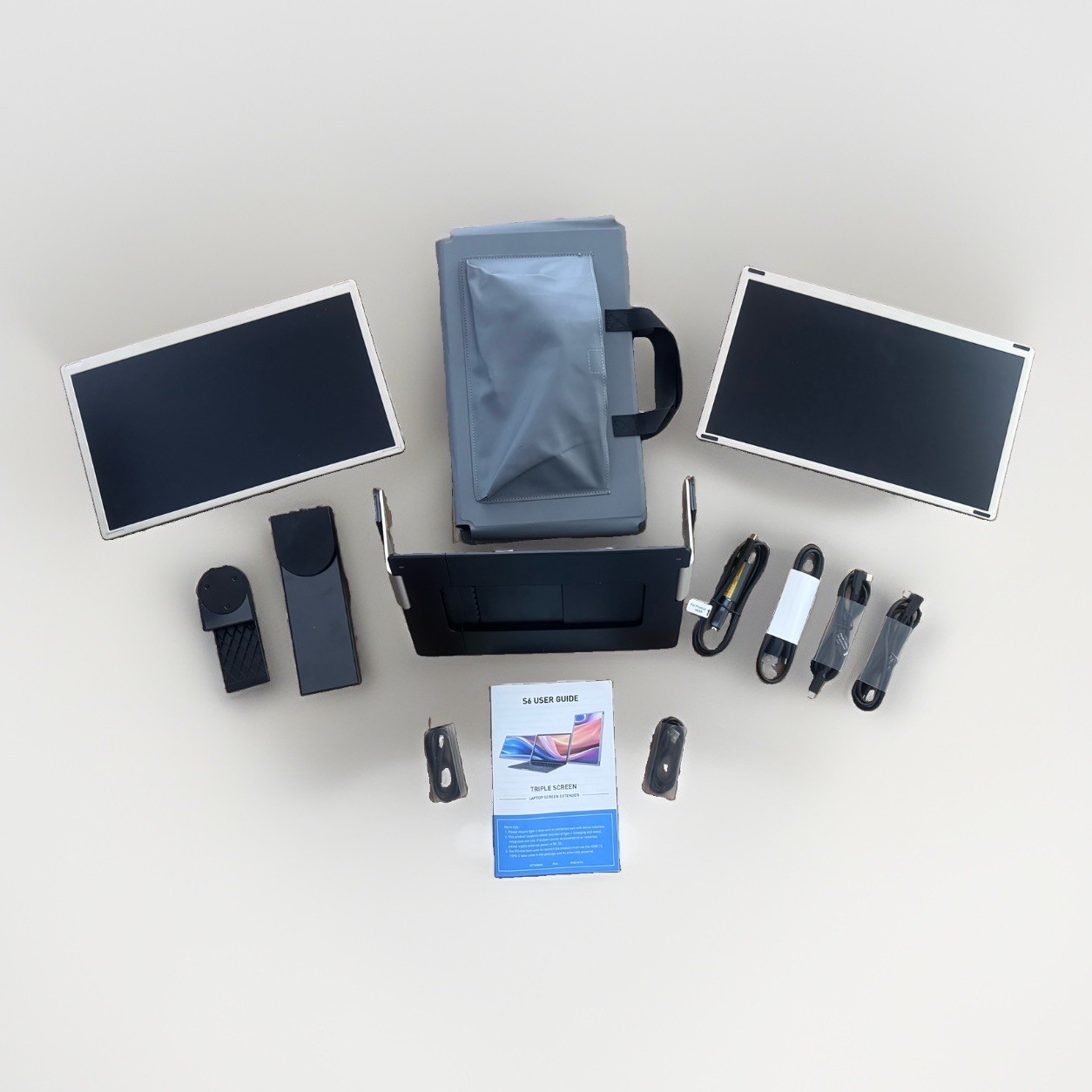 15.6 Laptop Screen Extender 1080P FHD Ultra-Slim Plug & Play via USB-C