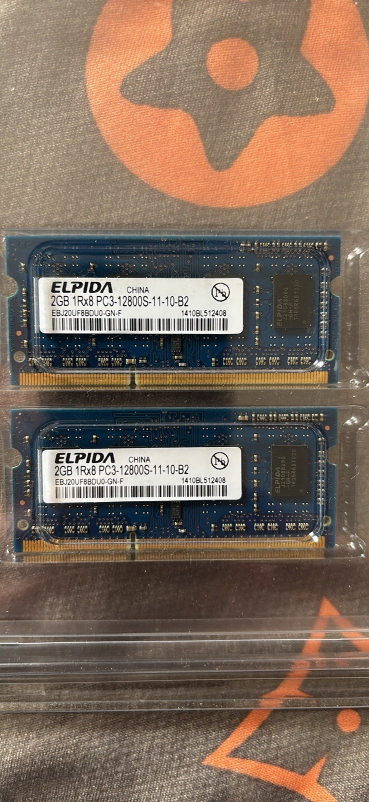 Elpida 4GB Laptop Ram Sticks
