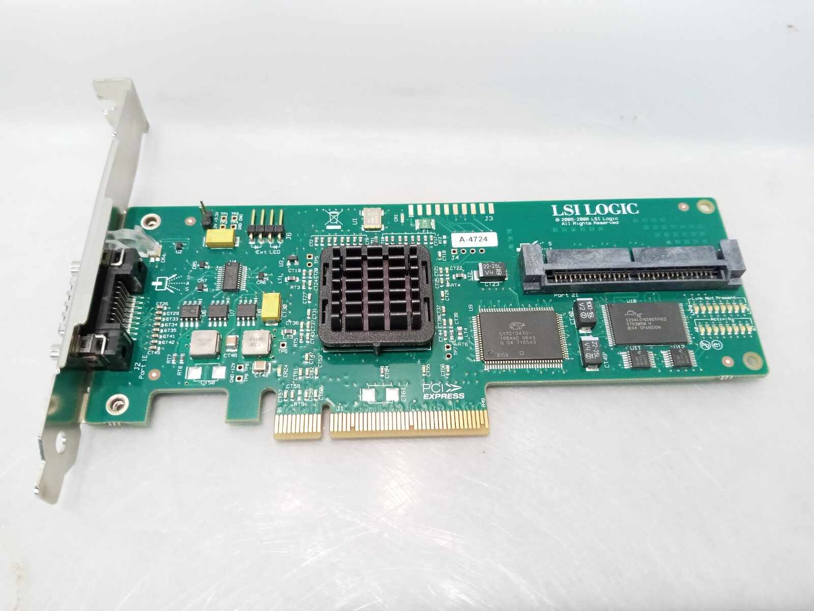 HP 416155-001 LSI Logic SAS3442E SAS/SATA PCIe Host Bus Adapter Card