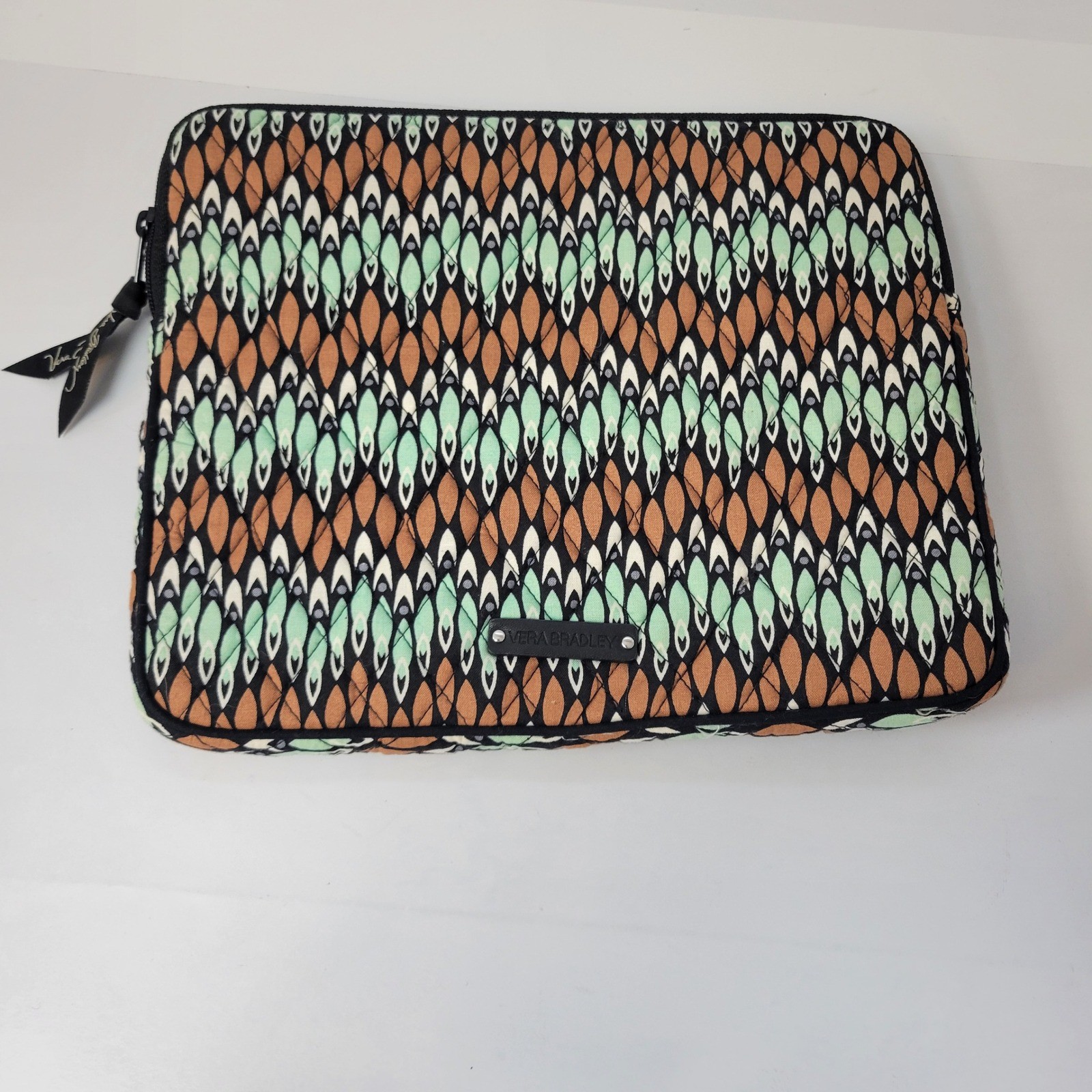 Vera Bradley Tablet Sleeve Case Pouch Bag Sierra Stream Quilted Ikat School Work