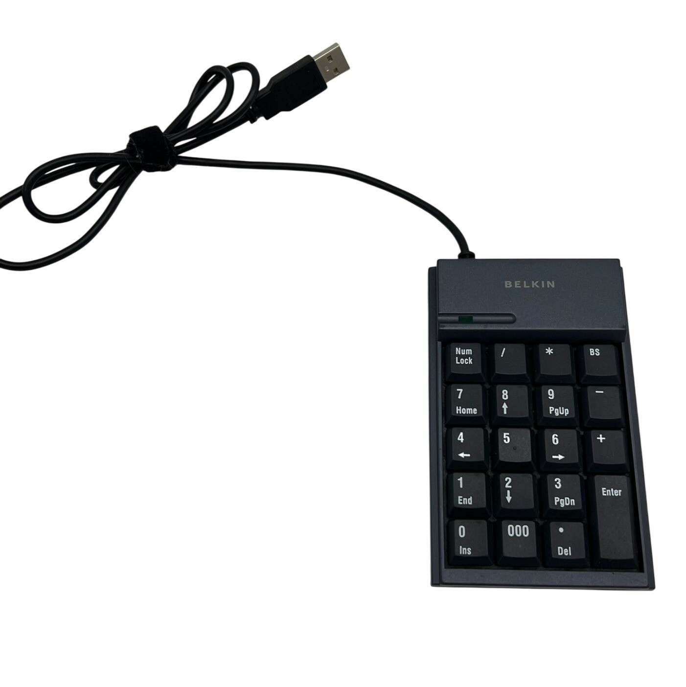 Belkin Mobile USB Wired Numeric Keypad F8E466-MOB Black 19 Keys Office Home Work