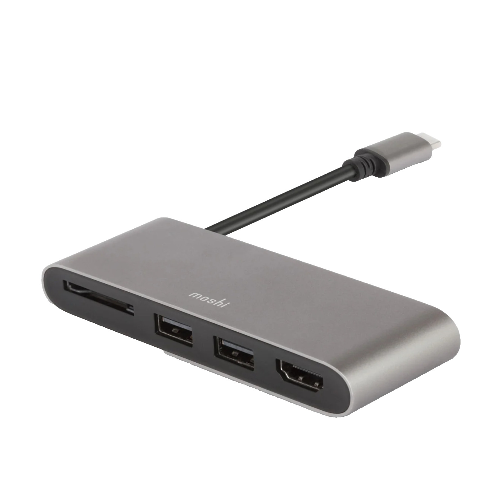 Moshi USB-C Multimedia Adapter - Titanium Gray  (99MO084213)
