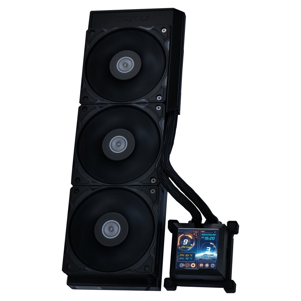 Lian Li HydroShift LCD 360S HSLCD36SB BLACK Pre-installed 3 x 28MM fans